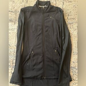 Athleta Black Zip-Up Jacket